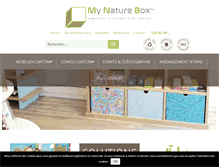 Tablet Screenshot of mynaturebox.com